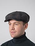 Кепка WIGENS арт. 102075 NEWSBOY RETRO CAP (темно-серый)